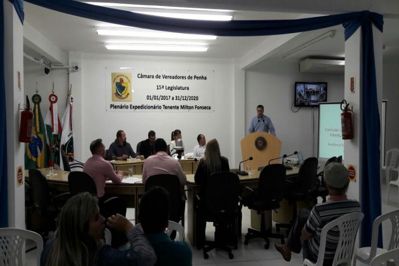 Plano Plurianual prevê 400 milhões de receita para o município de Penha Plano Plurianual prevê 400 milhões de receita para o município de Penha