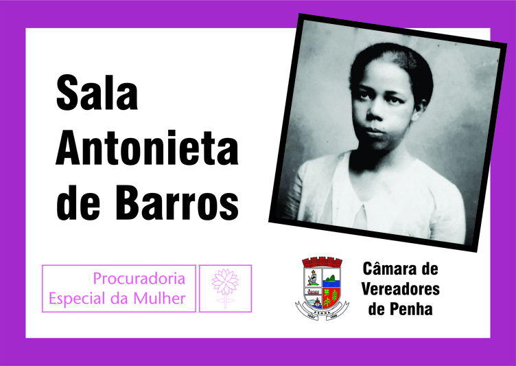 Antonieta de Barros dará nome à sala da Procuradoria da Mulher Antonieta de Barros dará nome à sala da Procuradoria da Mulher