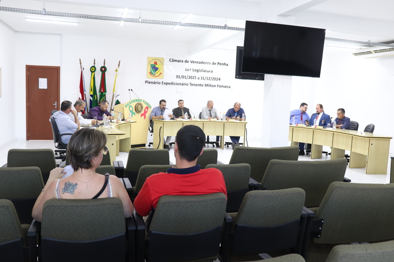 Câmara de Penha aprova dois projetos de lei em reunião extraordinária Câmara de Penha aprova dois projetos de lei em reunião extraordinária