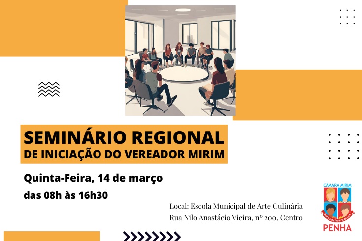 Penha sedia seminário regional de vereadores mirins Penha sedia seminário regional de vereadores mirins