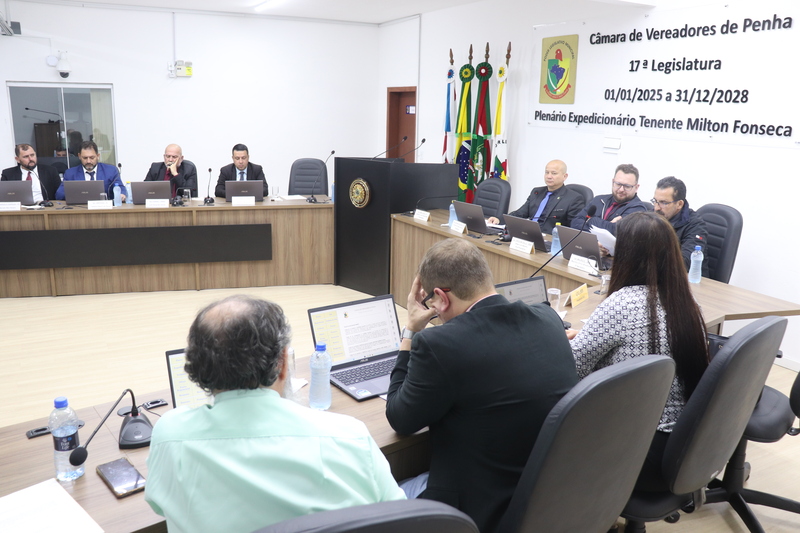 CVP 92/2025  Câmara de Penha aprova três projetos e um requerimento