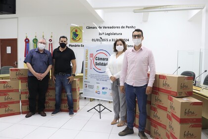 Águas de Penha contribui com a Câmara Solidária