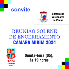 Câmara Mirim 2024 realiza solenidade de encerramento