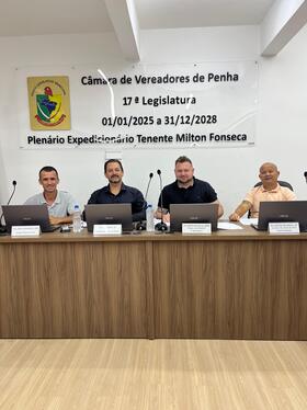 Câmara de Penha está transmitindo ao vivo reuniões das comissões legislativas