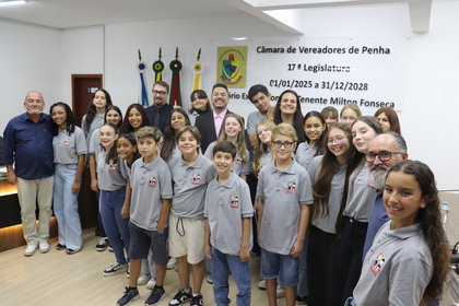 Solenidade marcou a diplomação dos vereadores mirins eleitos em 2025