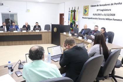 CVP 92/2025  Câmara de Penha aprova três projetos e um requerimento