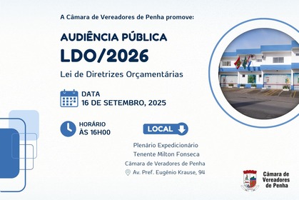 Comissão de Finanças e Orçamento realiza audiência pública para avaliar LDO 2026