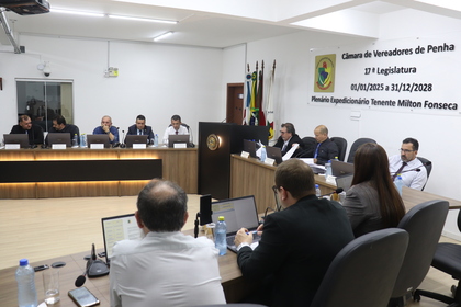 Câmara de Penha aprova seis projetos e dá pontapé inicial para a construção de sua sede própria