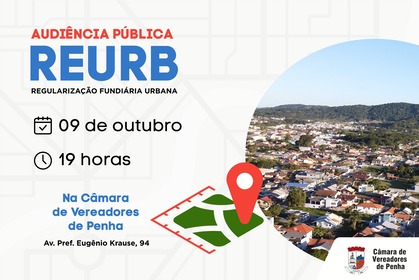 Câmara de Penha realiza Audiência Pública sobre o Reurb