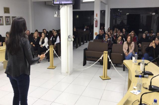 Palestra sobre a prevenção e enfrentamento da violência contra mulher - 03/08/2018