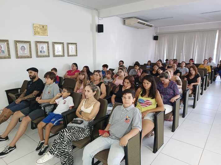 Reunião com vereadores mirins, pais e responsáveis 21.03