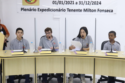 Posse dos vereadores mirins