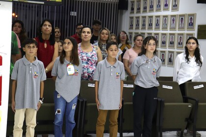 Diplomação vereadores mirins