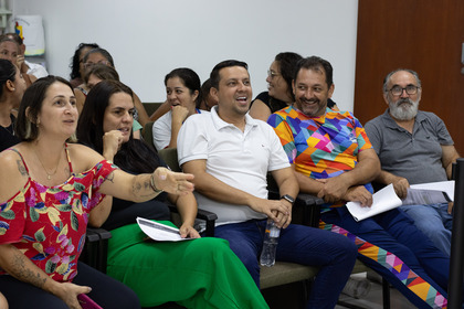 Reunião com Monitoras