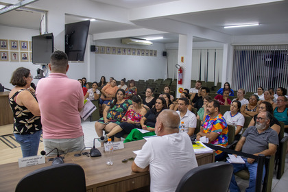Reunião com Monitoras