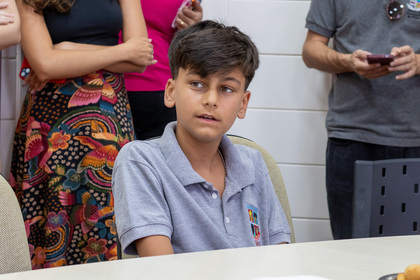 Visita da Câmara Mirim ao Poder Executivo - 27/02/2025