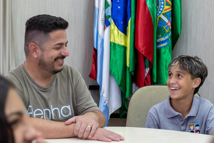 Visita da Câmara Mirim ao Poder Executivo - 27/02/2025